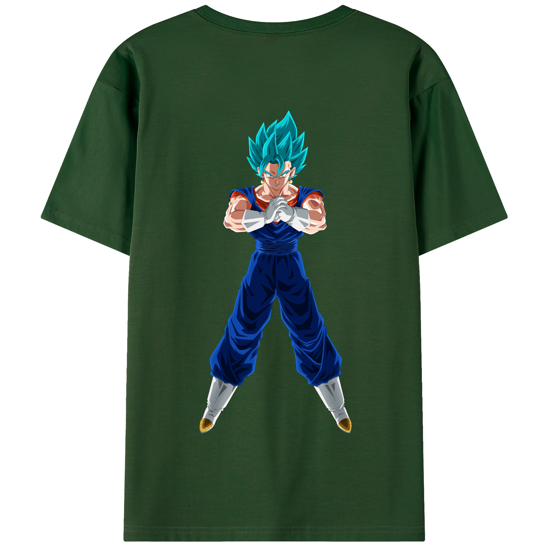 （画像用） ドラゴンボール ベジット DRAGON BALL Vegetto 綿100％半袖Tシャツ（背面プリント）